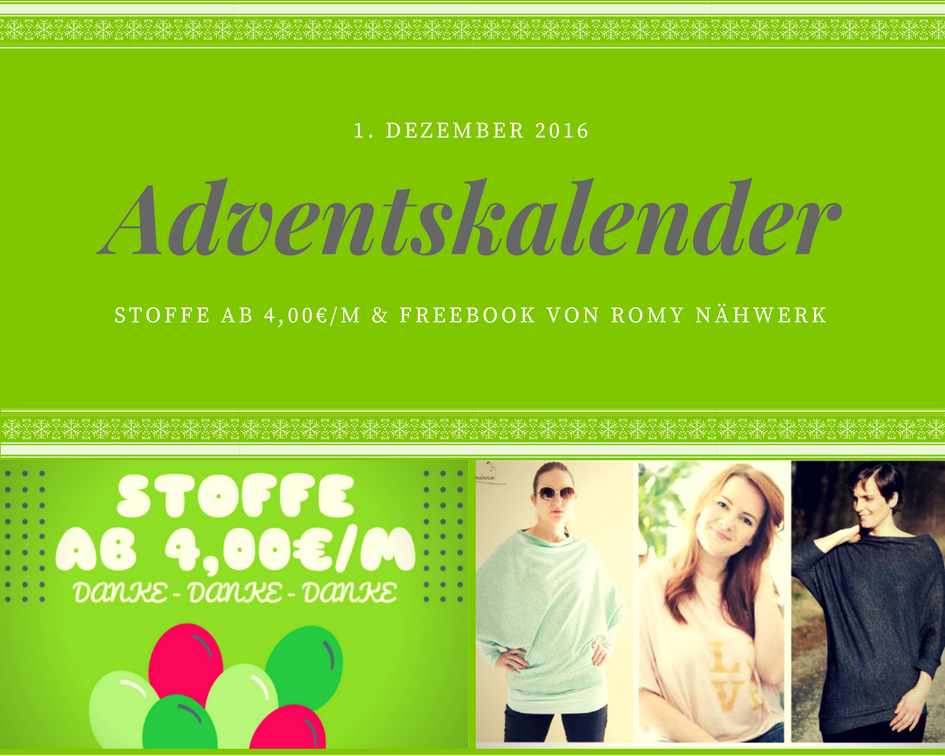 *Adventskalender - 01. Dezember 2016*